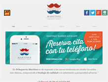 Tablet Screenshot of peluqueriamartinez.com